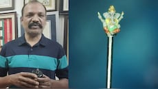 Jagtial: గుండు పిన్నుపై మట్టి గణపతి.. జగిత్యాల సూక్ష్మ కళాకారుడి మరో అద్భుతం.!. 