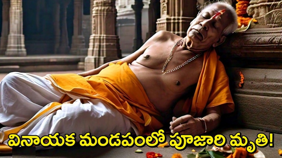 Nalgonda Priest Death: వినాయక చవితి నాడు విషాదం..మండపంలో పూజలు చేస్తున్న పూజారి అకస్మాత్తుగా కుప్పకూలి మృతి..