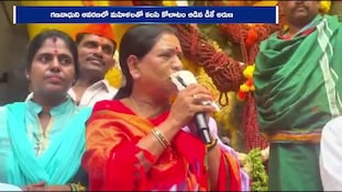 ఖైరతాబాద్ మహాగణపతి వద్ద ఎంపీ డీకే అరుణ సందడి.. మహిళలతో కలిసి కోలాటం!