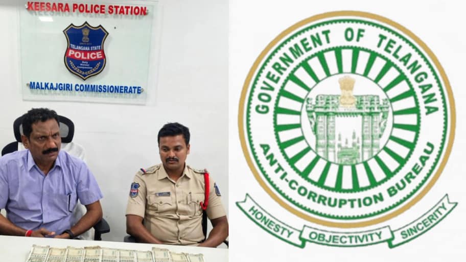 Acb Rainds  in Keesara: మేడ్చల్ పోలీస్ స్టేషన్‌లో ఏసీబీ సోదాలు.. రెడ్ హ్యాండెడ్‌గా దొరికిన ఎస్సై, సీఐలు..