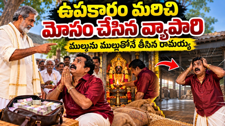 ముల్లును ముల్లుతోనే తీయాలనే సామెతను నిజం చేసి.. సోమయ్యకు బుద్ధి చెప్పిన రామయ్య నీతి కథ మీ కోసం..!!
