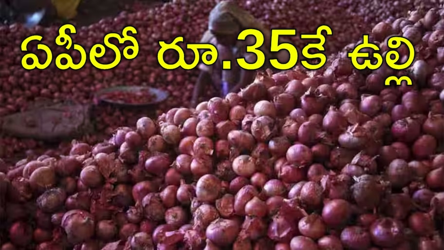 Onion Price: ఉల్లి ఘాటు నుంచి ప్రజలకు ఊరట.. ఏపీలో రూ.35కే కిలో ఉల్లిపాయలు