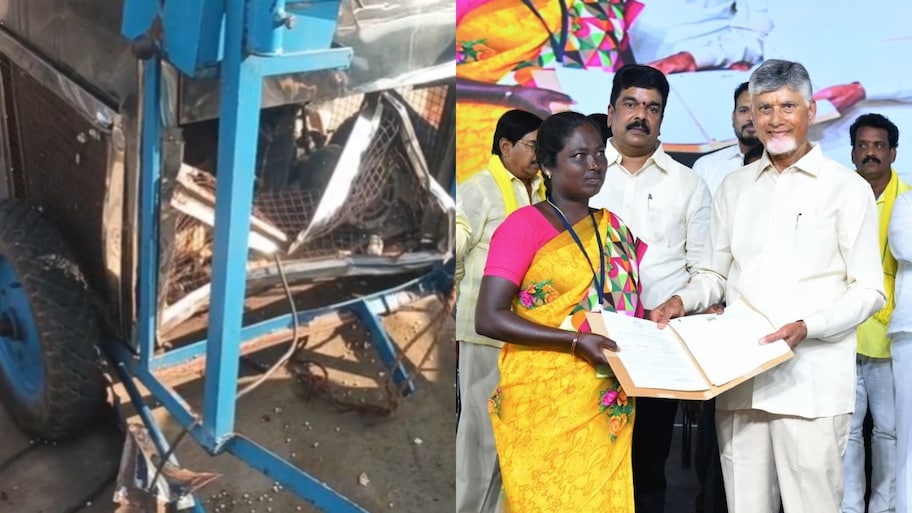 Gas Cylinder Blast: చంద్రబాబు సభ వద్ద కలకలం.. పేలిన గ్యాస్ సిలిండర్