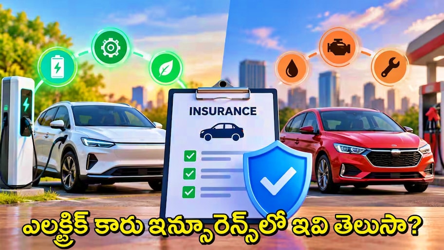 Fuel Vs EV Insurance: పెట్రోల్ కార్లు Vs ఎలక్ట్రిక్ కార్లు..కొత్త కారు ఇన్సూరెన్స్‌లో తెలుసుకోవాల్సిన కీలక సూత్రాలు!