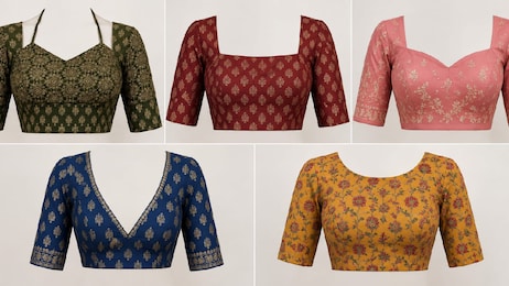 Trending Front Blouse Designs: ట్రెండింగ్‌లో ఉన్న ఫ్రంట్ బ్లౌజ్ డిజైన్స్.. ఈ 5 డిజైన్స్‌తో చీరకు మరింత స్టైలిష్ లుక్!