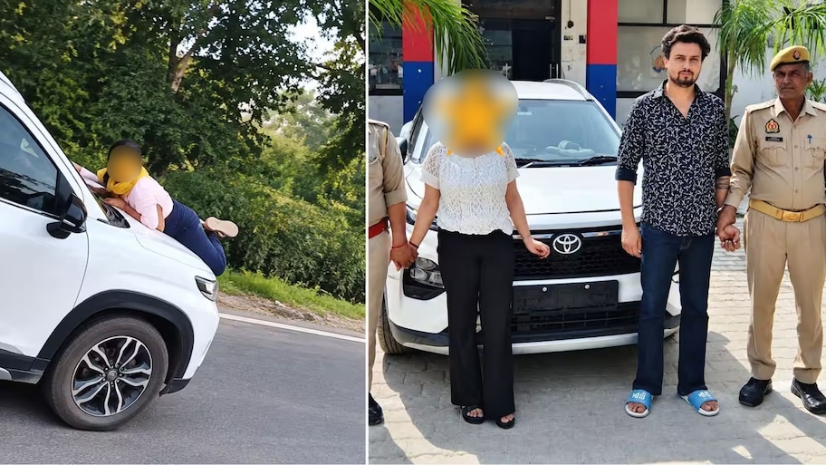 Meerut Wife Hanging: కారులో వేరే మహిళతో భర్త చాటుమాటు యవ్వారం..భార్య అడ్డుపడితే కారు బోనె‌ట్‌పై ఈడ్చుకెళ్లి..