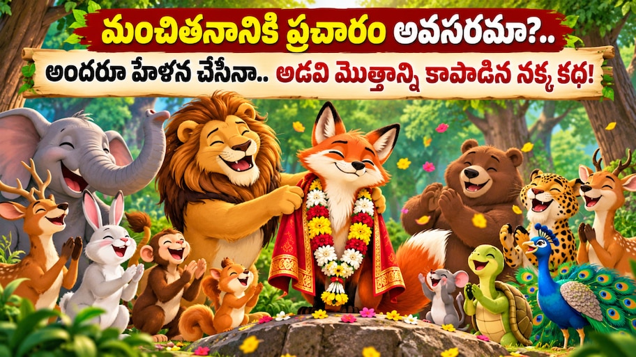 మంచితనానికి ప్రచారం అవసరమా?.. అందరూ హేళన చేసినా.. అడవి మొత్తాన్ని కాపాడిన నక్క కథ!