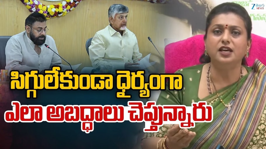 RK Roja: రాయలసీమ ద్రోహి చంద్రబాబు.. సీమలో పుట్టినందుకు సిగ్గుగా ఉంది: ఆర్‌కే రోజా
