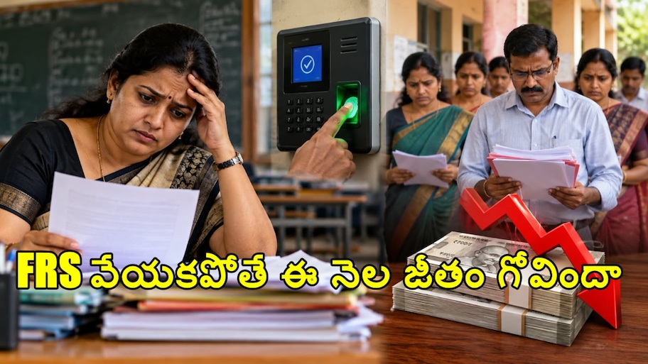 టీచర్లకు బిగ్ షాక్..FRS హాజరు వేయకపోతే జీతం కట్.. ఒక్కరోజే 68 మందికి నోటీసులు..!!