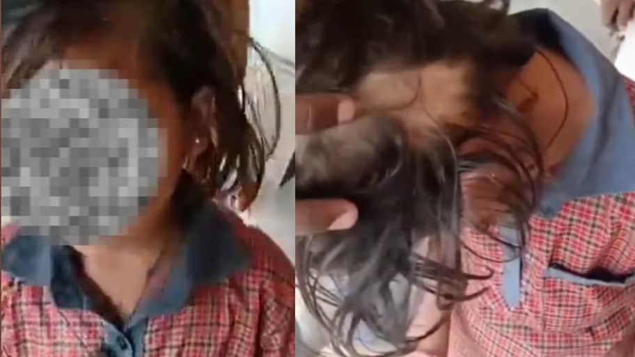 Uttar Pradesh: యూపీలో అమానవీయం.. స్కూల్లో బాలికను కొట్టి, వెంట్రుకలు పీకేసిన టీచర్.. వీడియో..