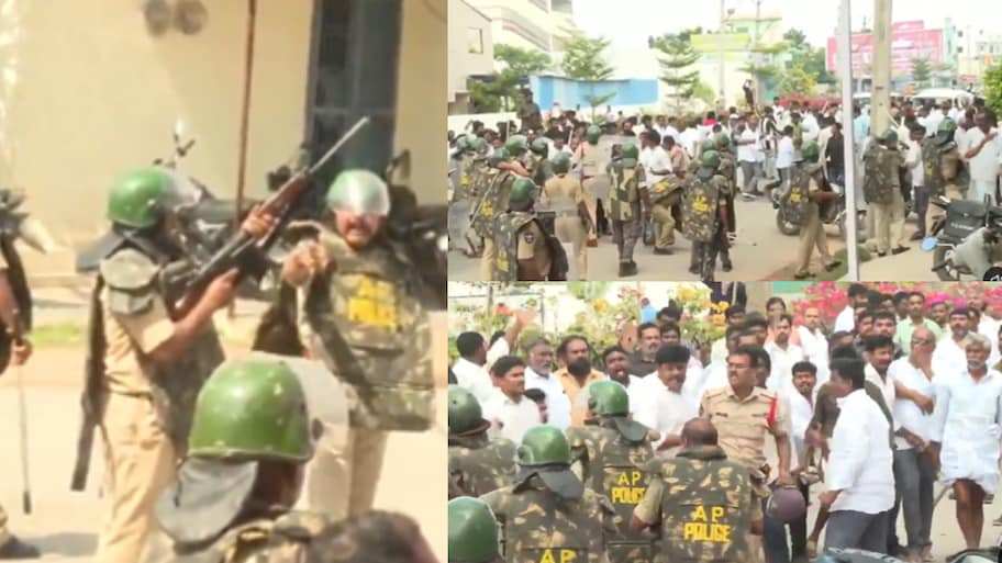 Pulivendula: పులివెందులలో హైటెన్షన్.. ఆరు రౌండ్ల కాల్పులు జరిపిన పోలీసులు.. నామినేషన్లపై నెలకొన్న తీవ్ర ఉత్కంఠ..