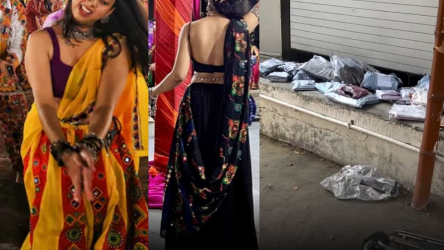 Garbha dandiya Row: మరీ ఇంత కక్కుర్తీనా..?... దాండియా తర్వాత కుప్పలుగా డ్రెస్‌లు రిటర్న్ పెట్టిన  అమ్మాయిలు.. వీడియో ..