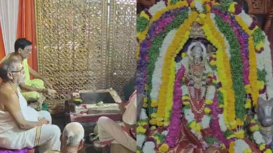 Durga Ashtami: వేములవాడలో ఘనంగా దుర్గాష్టమి వేడుకలు.. మహాగౌరీ దేవిగా రాజరాజేశ్వరి అమ్మవారు