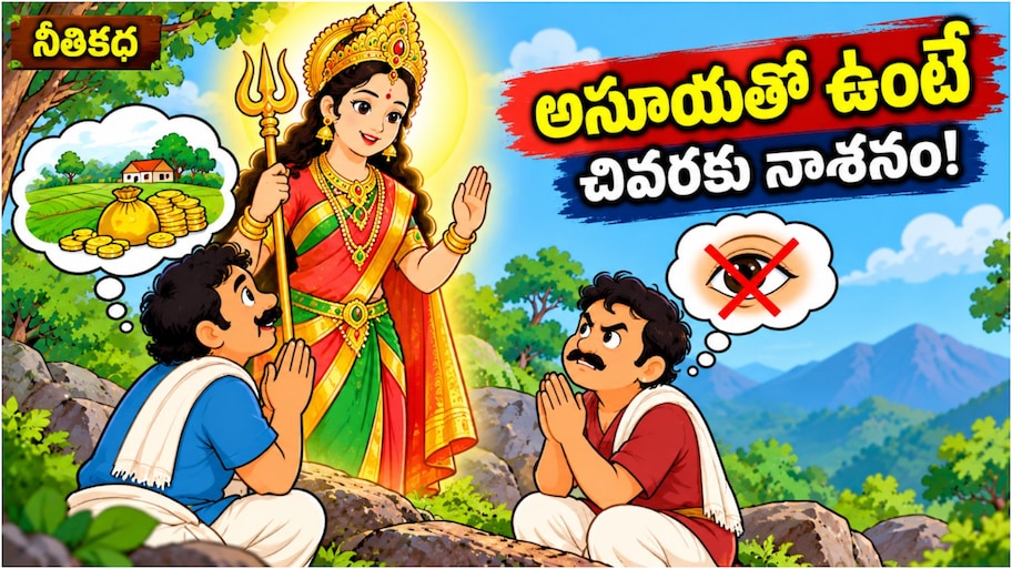 అసూయతో ఉంటే ఎలాంటి వ్యక్తులైన చివరకు నాశనం కాక తప్పదు అని చెబుతున్న అన్నదమ్ముల నీతికథ..!!