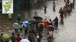 అల్ప పీడన ప్రభావం..  చెన్నైను ముంచెత్తుతున్న వర్షాలు..