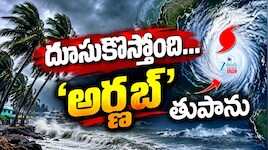 AP ఉత్తర కోస్తా తీరం వైపు దూసుకొస్తున్న ఆర్నాబ్ తుఫాన్‌..!