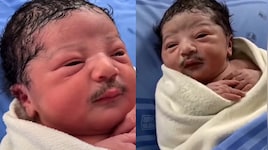 Video Viral: పుట్టగానే మీసాలతో రచ్చ చేస్తున్న బుడ్డొడు.. నెట్టింట వైరల్ గా మారిన వీడియో..