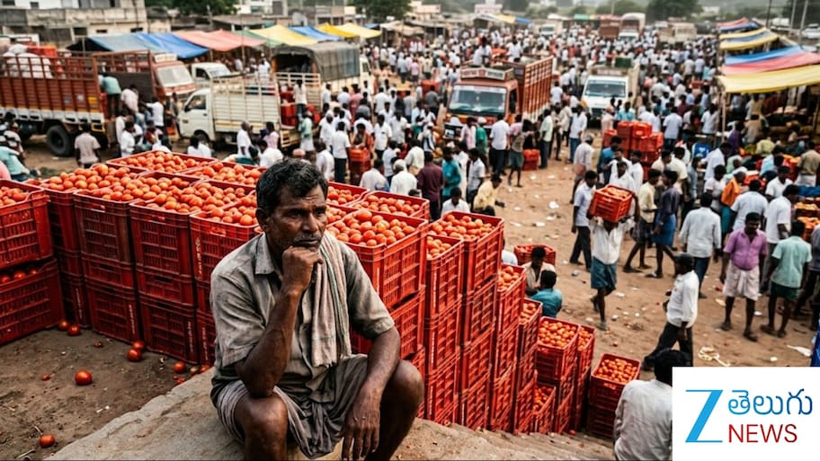 Tomato Price: ఏం జరుగుతోంది..? ఒకరోజు ఆకాశంలో.. మరుసటి రోజే పాతాళంలో టమోటా ధరలు..!