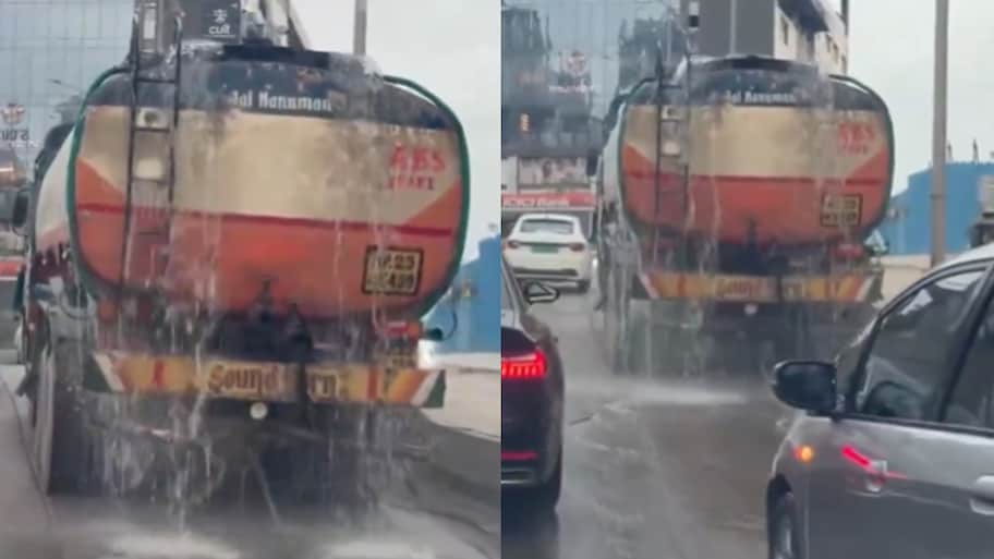 Hyderabad:  ఎల్ నినో ఎఫెక్ట్ వేళ.. హైదరాబాద్ లో రోడ్డుపై ట్యాంకర్ నుంచి నీళ్ల వృథా.. వీడియో..